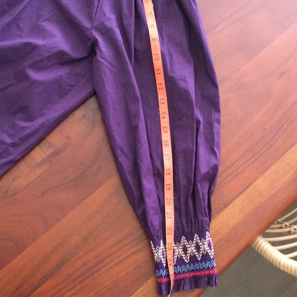 NWOT Tuckernuck Pomander Place purple smocked Wrenley dress M - Picture 12 of 15